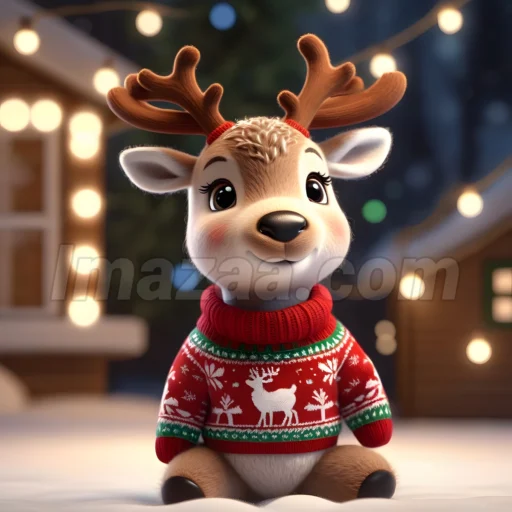 Festive Reindeer Plush