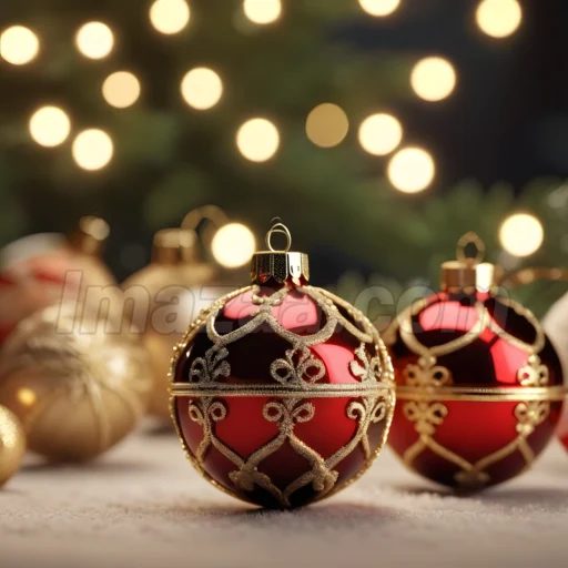 Twinkling Christmas Ornaments