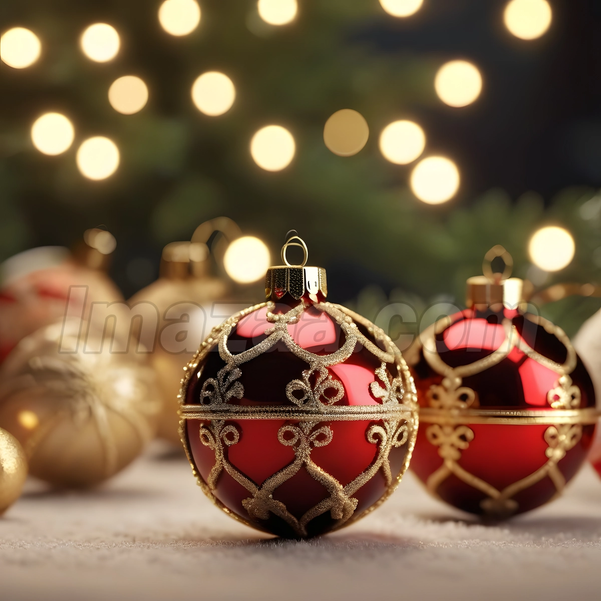 Twinkling Christmas Ornaments