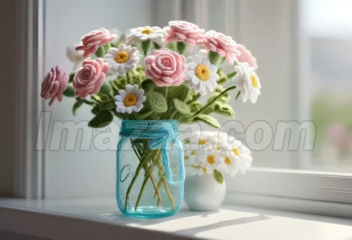 Crochet Flower Bouquet