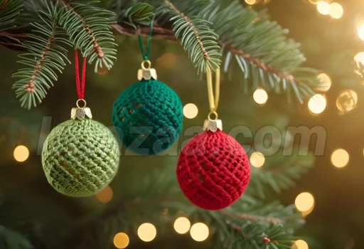 Festive Crochet Baubles