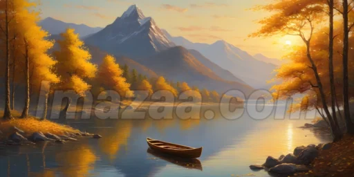 Golden Autumn Reflection