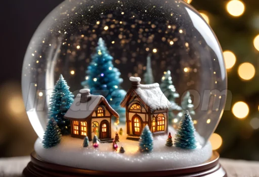 Magical Winter Snow Globe
